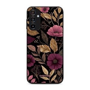 Lesklý kryt Mobiwear Glossy - Samsung Galaxy A14 / A14 5G - G170G Fialová kvítka