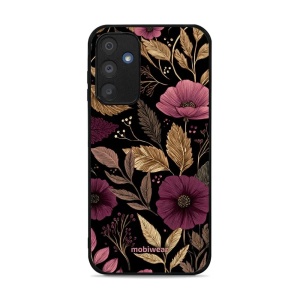 Lesklý kryt Mobiwear Glossy - Samsung Galaxy A15 / A15 5G - G170G Fialová kvítka