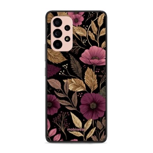 Lesklý kryt Mobiwear Glossy - Samsung Galaxy A53 5G - G170G Fialová kvítka