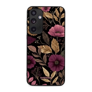 Lesklý kryt Mobiwear Glossy - Samsung Galaxy A55 5G - G170G Fialová kvítka