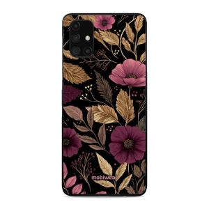 Lesklý kryt Mobiwear Glossy - Samsung Galaxy M31s - G170G Fialová kvítka