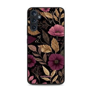 Lesklý kryt Mobiwear Glossy - Samsung Galaxy M34 5G - G170G Fialová kvítka