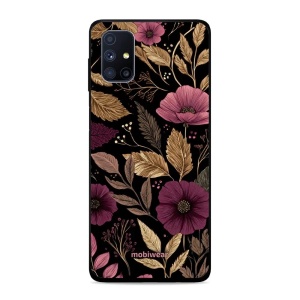 Lesklý kryt Mobiwear Glossy - Samsung Galaxy M51 - G170G Fialová kvítka