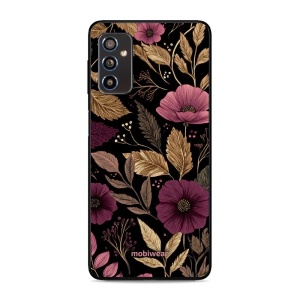 Lesklý kryt Mobiwear Glossy - Samsung Galaxy M52 5G - G170G Fialová kvítka
