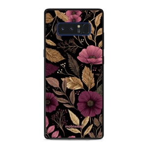 Lesklý kryt Mobiwear Glossy - Samsung Galaxy Note 8 - G170G Fialová kvítka