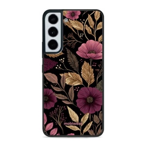 Lesklý kryt Mobiwear Glossy - Samsung Galaxy S22 - G170G Fialová kvítka
