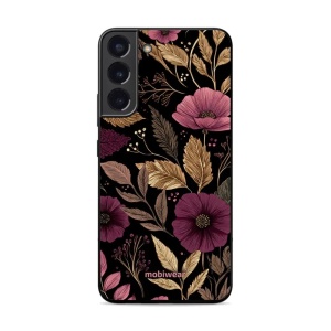 Lesklý kryt Mobiwear Glossy - Samsung Galaxy S22 Plus - G170G Fialová kvítka