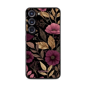 Lesklý kryt Mobiwear Glossy - Samsung Galaxy S23 - G170G Fialová kvítka