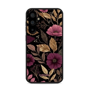 Lesklý kryt Mobiwear Glossy - Samsung Galaxy S23 FE - G170G Fialová kvítka