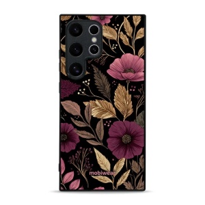 Lesklý kryt Mobiwear Glossy - Samsung Galaxy S24 Ultra - G170G Fialová kvítka