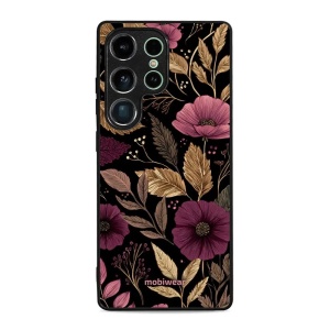 Lesklý kryt Mobiwear Glossy - Samsung Galaxy S25 Ultra - G170G Fialová kvítka