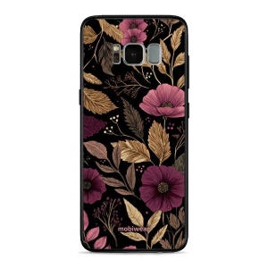 Lesklý kryt Mobiwear Glossy - Samsung Galaxy S8 - G170G Fialová kvítka