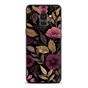 Lesklý kryt Mobiwear Glossy - Samsung Galaxy S9 - G170G Fialová kvítka