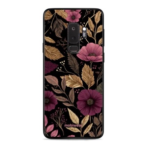 Lesklý kryt Mobiwear Glossy - Samsung Galaxy S9 Plus - G170G Fialová kvítka