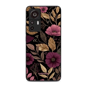 Lesklý kryt Mobiwear Glossy - Xiaomi 12T / 12T Pro - G170G Fialová kvítka