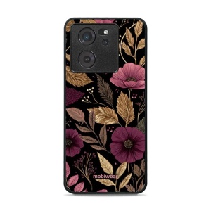 Lesklý kryt Mobiwear Glossy - Xiaomi 13T / 13T Pro - G170G Fialová kvítka