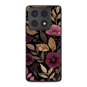 Lesklý kryt Mobiwear Glossy - Xiaomi 14T Pro - G170G Fialová kvítka