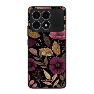 Lesklý kryt Mobiwear Glossy - Xiaomi POCO F6 Pro - G170G Fialová kvítka