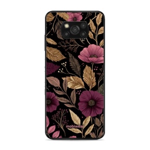 Lesklý kryt Mobiwear Glossy - Xiaomi Poco X3 NFC / Poco X3 Pro - G170G Fialová kvítka
