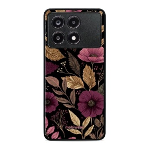 Lesklý kryt Mobiwear Glossy - Xiaomi POCO X6 Pro - G170G Fialová kvítka
