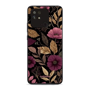 Lesklý kryt Mobiwear Glossy - Xiaomi Redmi 10C - G170G Fialová kvítka