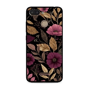 Lesklý kryt Mobiwear Glossy - Xiaomi Redmi 6 - G170G Fialová kvítka