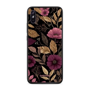 Lesklý kryt Mobiwear Glossy - Xiaomi Redmi 9A / 9AT - G170G Fialová kvítka