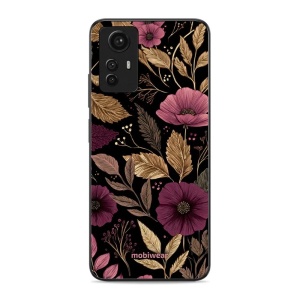 Lesklý kryt Mobiwear Glossy - Xiaomi Redmi Note 12S - G170G Fialová kvítka