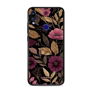Lesklý kryt Mobiwear Glossy - Xiaomi Redmi Note 7 - G170G Fialová kvítka
