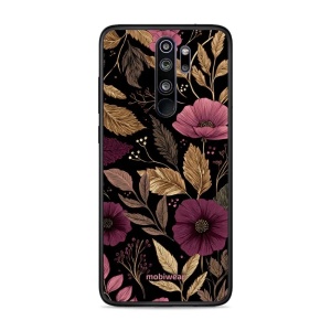 Lesklý kryt Mobiwear Glossy - Xiaomi Redmi Note 8 Pro - G170G Fialová kvítka