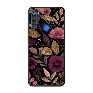 Lesklý kryt Mobiwear Glossy - Xiaomi Redmi Note 8T - G170G Fialová kvítka