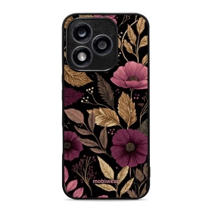 Lesklý kryt Mobiwear Glossy - Honor 400 Lite 5G - G170G Fialová kvítka