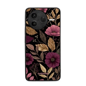 Lesklý kryt Mobiwear Glossy - Xiaomi POCO F7 Pro 5G - G170G Fialová kvítka