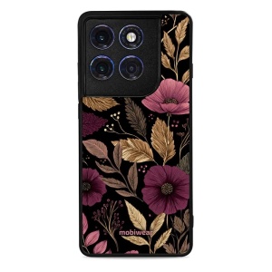 Lesklý kryt Mobiwear Glossy - Motorola Edge 60 Pro - G170G Fialová kvítka