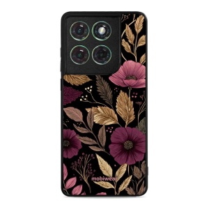 Lesklý kryt Mobiwear Glossy - Motorola Edge 60 - G170G Fialová kvítka