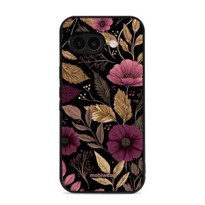 Lesklý kryt Mobiwear Glossy - Google Pixel 9A - G170G Fialová kvítka
