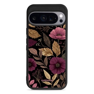 Lesklý kryt Mobiwear Glossy - Google Pixel 9 - G170G Fialová kvítka