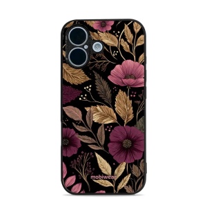 Lesklý kryt Mobiwear Glossy - Apple iPhone 17 - G170G Fialová kvítka