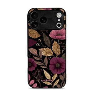 Lesklý kryt Mobiwear Glossy - Apple iPhone 17 Pro Max - G170G Fialová kvítka