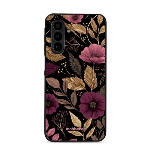 Lesklý kryt Mobiwear Glossy - Samsung Galaxy A17 / A17 5G - G170G Fialová kvítka
