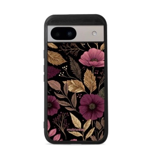 Lesklý kryt Mobiwear Glossy - Google Pixel 8A - G170G Fialová kvítka