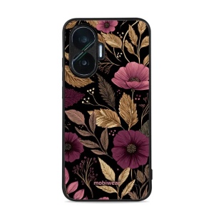 Lesklý kryt Mobiwear Glossy - Xiaomi POCO F7 - G170G Fialová kvítka
