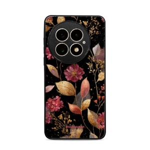Lesklý kryt Mobiwear Glossy - OnePlus 13 - G171G Zlatavé lístky a květy