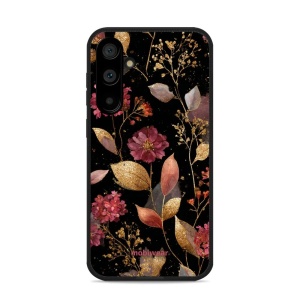 Lesklý kryt Mobiwear Glossy - Samsung Galaxy S23 FE - G171G Zlatavé lístky a květy