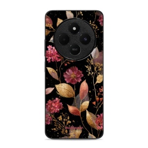 Lesklý kryt Mobiwear Glossy - Xiaomi Redmi 14C / Poco C75 - G171G Zlatavé lístky a květy