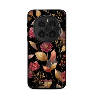 Lesklý kryt Mobiwear Glossy - Honor Magic7 Pro 5G - G171G Zlatavé lístky a květy
