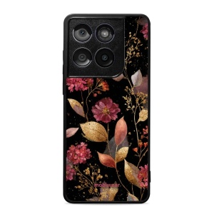 Lesklý kryt Mobiwear Glossy - Motorola Edge 60 Fusion - G171G Zlatavé lístky a květy