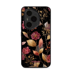 Lesklý kryt Mobiwear Glossy - Honor 400 Pro - G171G Zlatavé lístky a květy