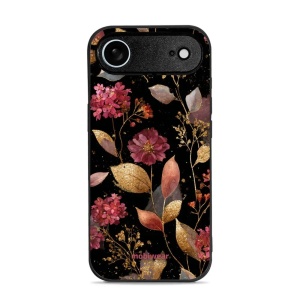 Lesklý kryt Mobiwear Glossy - Apple iPhone Air - G171G Zlatavé lístky a květy