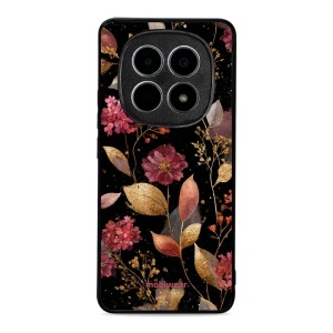 Lesklý kryt Mobiwear Glossy - Xiaomi Redmi Note 15 5G - G171G Zlatavé lístky a květy